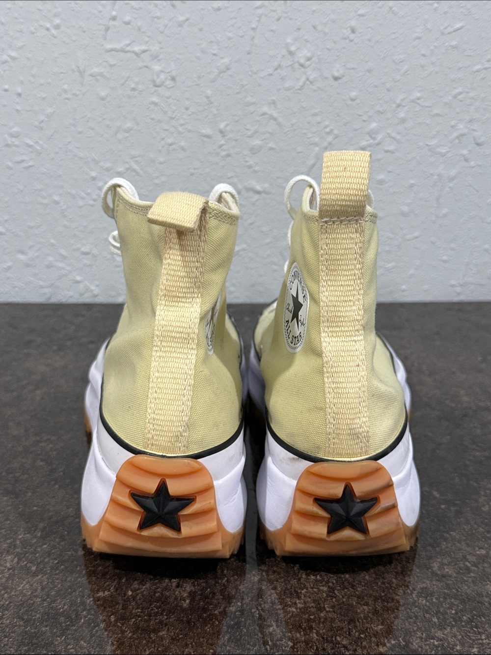 Converse Run Star‎ Hike High Top Sneakers Lemon Drop Yellow Size Women’s Size 11 - Picture 4 of 9